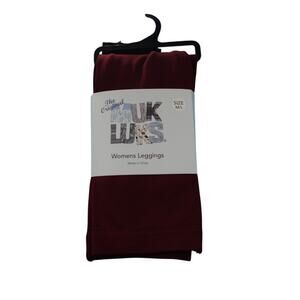 The Original Muk Luk Women's Leggings Size M/L - Burgundy